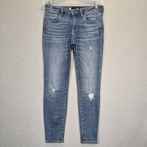 KUT From The Kloth Donna Ankle Skinny Jeans Womens Distressed Size 2 (30 X 26.5)